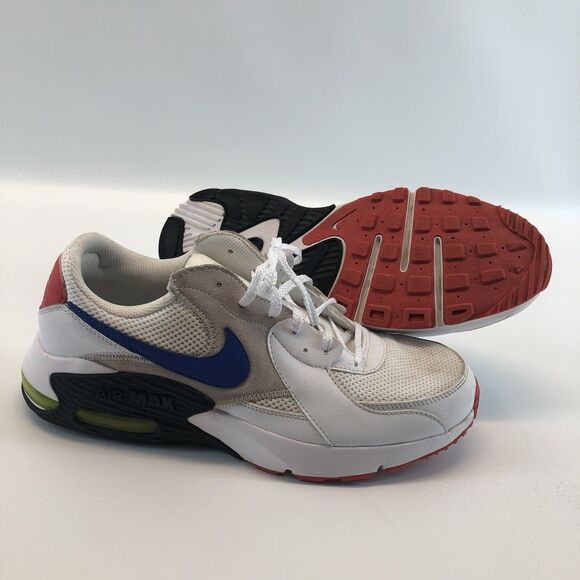 Nike Air Max Excee White Hyper Blue Bright Cactus CD4165101 Men’s Size 11 - Picture 1 of 8